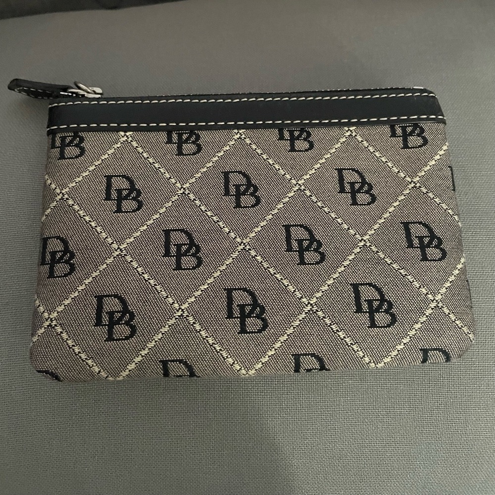 Dooney & Bourke Monogram zip pouch